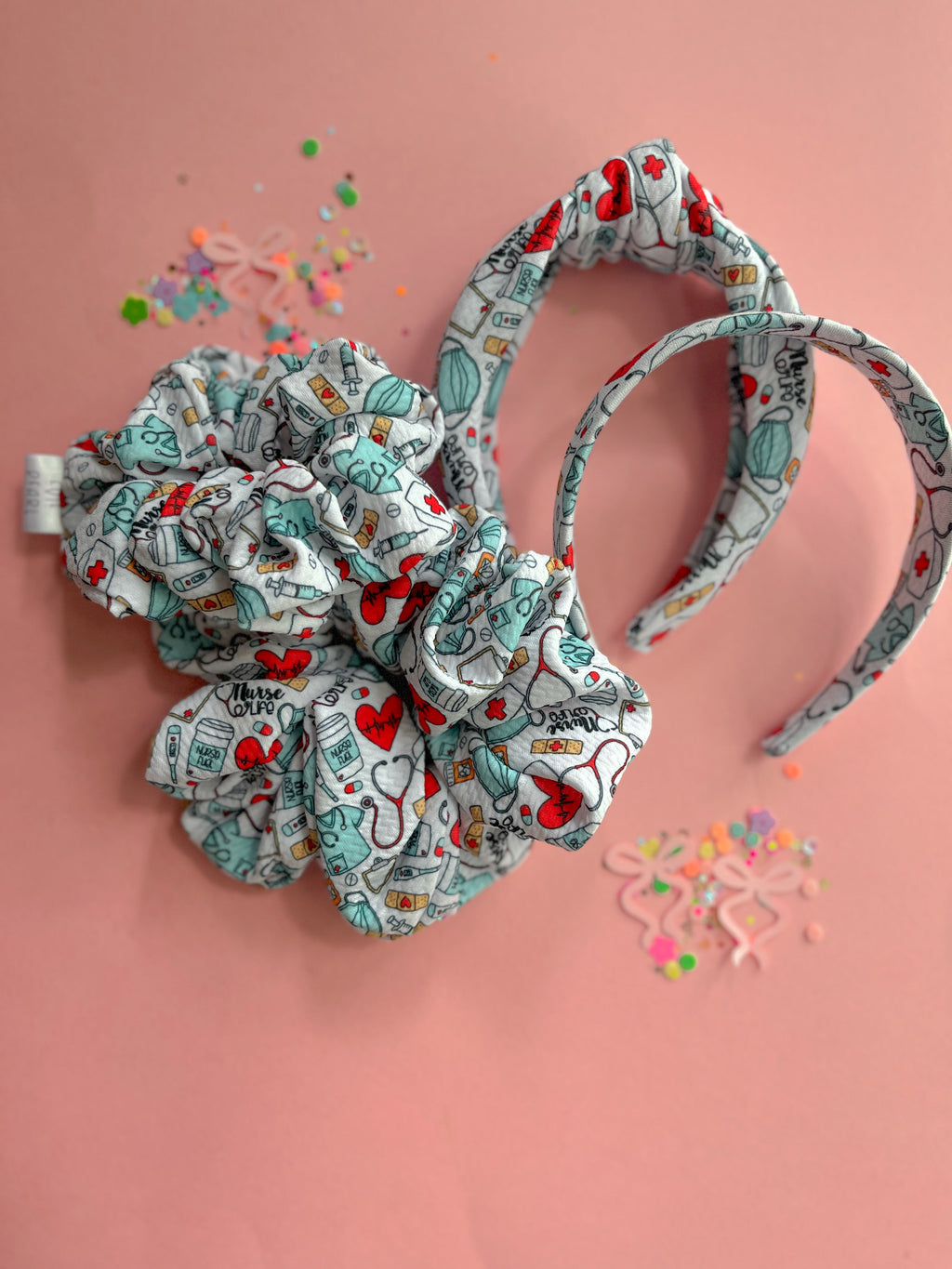 Nurse Life Oversized Scrunchy