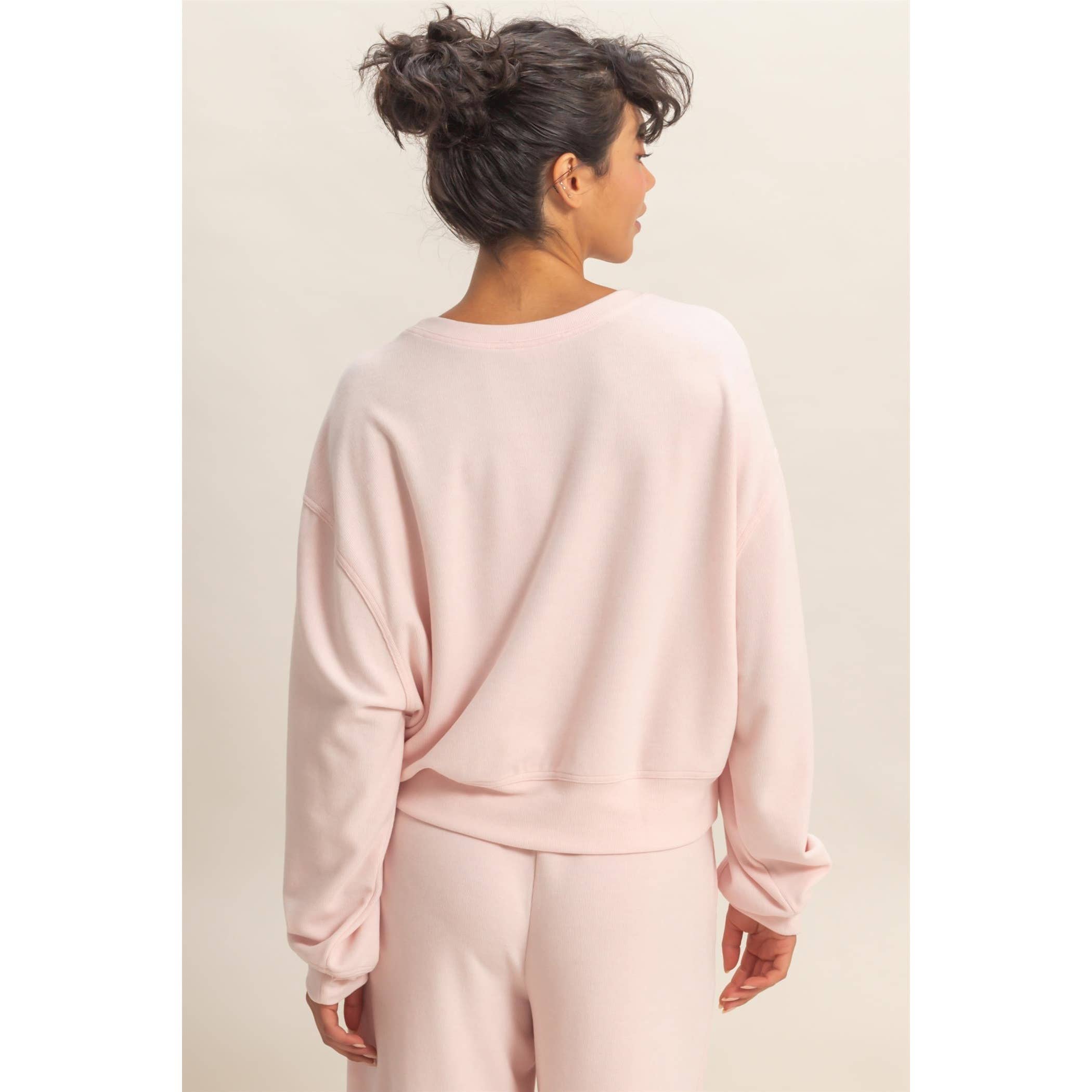 Madison Ribbed Relaxed Fit Sweatshirt