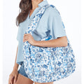 Simply Southern® Marshmallow Hobo Tote: Rose