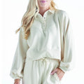 Simply Southern® Gigi Pullover: Off White