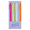 Jotter Pen Set: Shhh I'm Working